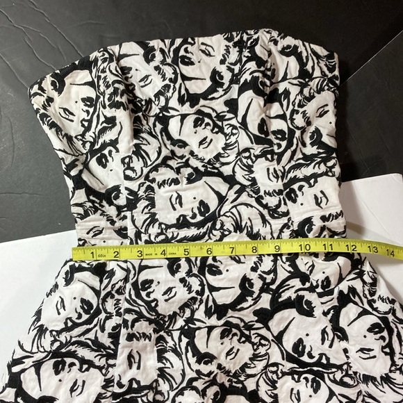 Betsey Johnson Marilyn Monroe Strapless Swing Dress-with pockets! Stunning!💋 - Picture 5 of 8